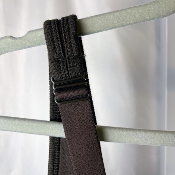 Savage X Fenty Womens 2X Brown Corset Bustier Zip Tank Top Plus Size Y2K Rihanna - Picture 3 of 7